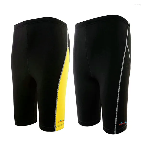 Traje de baño para mujer 1.8mm Neopreno Buceo Shorts Hombres y Natación Cálido Protector solar Playa Surf Deportes acuáticos