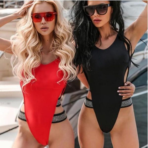 Traje de baño para mujer 2021 Fondos brasileños Mujeres Natación Ropa interior Una pieza Traje de baño Traje Brasil Swim Thong Trikini Bandeau Baño