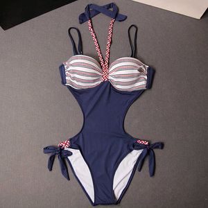 Dames badmode 2022 dames halter kanten monokini sexy één stuk luxe ontwerp zwempak push omhoog zwemkleding bodysuit badpak zwemkleding j230506