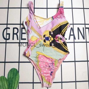 Vrouwen Badmode 2023 Nieuwe Zomer Strand Vrouwen Bloemenprint Een Stuk Badpak Badpak Monokini Badpakken bikiniH2421