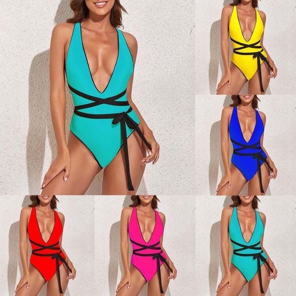 Dameszwemkleding 2023 Badpak Double Wear Sexy borstkussen Geen stalen ondersteuning Damesbikini met korte broek