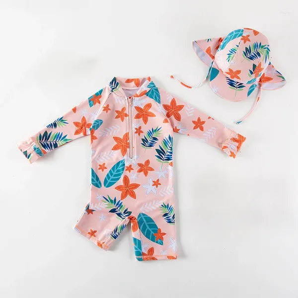 Traje de baño para mujer 2024 Baby Girls Summer Beach Ropa de natación al aire libre Transpirable Secado rápido Niños Trajes de una pieza Traje de baño