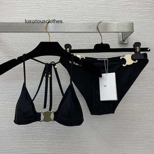 Maillots de bain pour femmes 2024 Black Cel Designer Bikinis Maillot de bain de luxe Femmes Maillots de bain Tank Maillots de bain String Cover Up Two Piece Designers Bikini Femme Maillots de bain