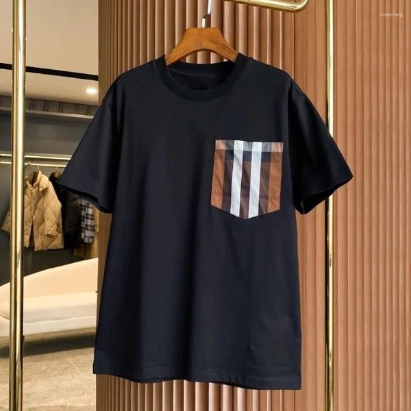 Traje de baño para mujeres 2024 en diseño de marca de lujo Hombres y mujeres de alta calidad Camiseta de verano Camiseta de puntada de algodón Tops Camiseta de manga corta Ropa
