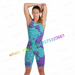 Dameszwemkleding 2024 Love Girs Professional One Piece Swimsuit Racing Training Badenpak Buitensport Open water Zwemmen Bodysuit
