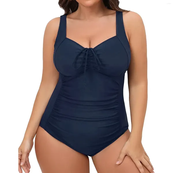 Swimwear 2024 Swimsuit multi-couleurs Solite sans couleur Solide Solide Conservateur grand bikini sexy 1 coton