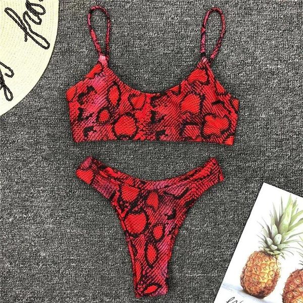 Traje de baño para mujer 2024 mujeres sexy leopardo micro bikini conjunto push up sujetador tangas biquini corte alto mini traje de baño femenino traje de baño