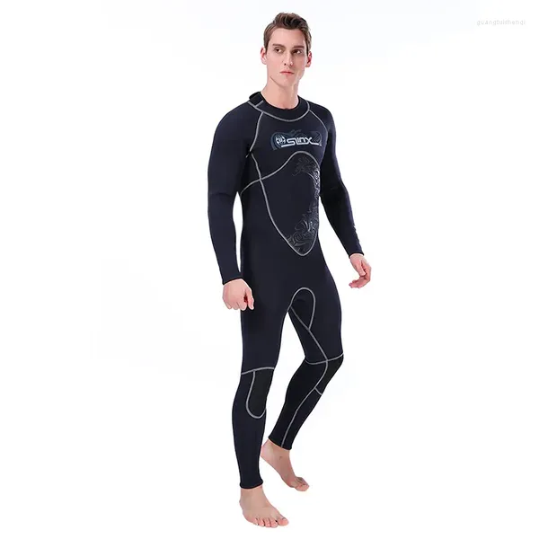 Maillots de bain pour femmes 3mm Camouflage Wetsuit à manches longues Fission à capuche 2 pièces de néoprène submersible pour hommes garder au chaud combinaison de plongée imperméable