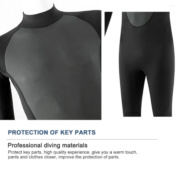 Traje de baño para mujeres 3 mm Bodysuit de traje de neopreno neopreno accesorios de natación calientes de surfio de buceo