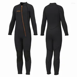 Dames badkleding 3 mm neopreen wetsuit voor kinderuitslag bewakers snorkelen duikpak lange mouwen surfen badpak houd warm freediving nat 6-16t