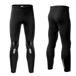 Suite de maillots de bain féminin 3 mm Suit de plongée premium pour les hommes Femmes Pantalon de wetwuit Black Noir Keep Warf Surfing.