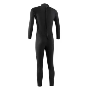 Dames badkleding 3 mm surfen duiken snorkelen nat pak vrouwen mannen rug zipper één stuk lange mouw wetsuit comfortabel dragen