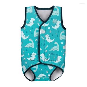 Maillot de bain pour femme Baby Wrap Wetsuit 3mm Néoprène Infant Swim Wraps Maillot de bain Toddler Thermique Avec Happy Nappy Beach Surf Maillot de bain