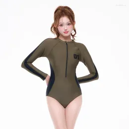 Traje de baño de trajes de baño para mujeres 2024 Bikini Outfits sexys Mujeres Vintage Coreano Color Bloqueo de color Posquejo de mosaico Cubierta de vientre Long
