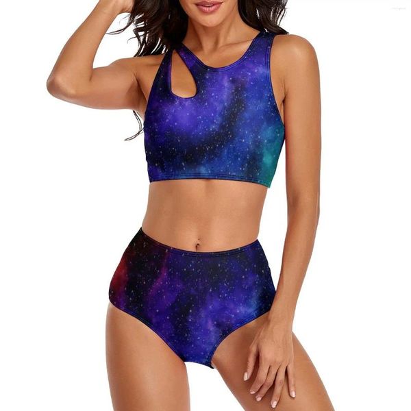 Swimwear féminin Bright Starry Print Bikini MAINTURE SEXY