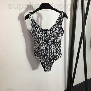 Dames Swimwear Designer 2023 Zomer Shenzhen Nanyou Fanjia Nieuwe full body Letter Gedrukt Sexy Open Back One Piece Swimsuit (met borstkussens) 7hjw