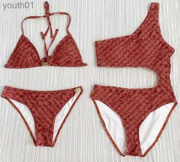 Traje de baño para mujer Diseñador Bikini Trajes de baño Maillot De Bain Marcas Vendaje sexy Badeanzug Comi Bikini Conjuntos de dos piezas yq240227