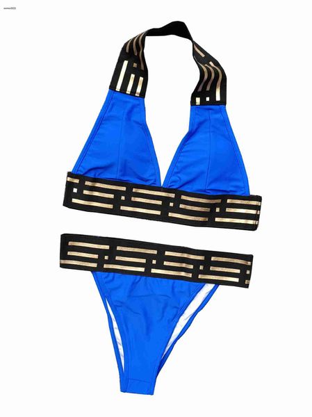 Trajes de baño para mujer Bikinis de diseñador Ropa de baño Bikini de dos piezas con trajes de baño con letras Playa de verano Trajes de baño de lujo Traje de baño de tres puntos