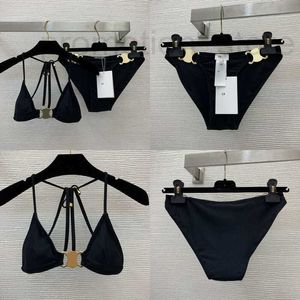 Dames badmode ontwerper Black Cel Bikinis Swimsuit Women Swimsuits Tank 2024 Thong Cover Up Two -Piece Designers Bikini Woman Bathing Suits Niyd