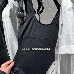 Dames Swimwear Designer Correcte versie ~ 2024SS Spring/Summer Nieuw U-Neck Swimsuit 9846# OF9P