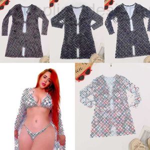 Dames badmode ontwerper DD0035 sexy, modieus, cool strandvakantie driedelig zwempak (met bh) ptto