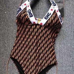 Maillots de bain pour femmes Designer FF Designer One-pieswimsuit Hot Spring Bikini avec soutien-gorge de haute qualité Beaswimming Tempérament sexy Vêtements pour femmes A1 X1BY