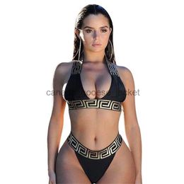 Dames Badmode Ontwerpers Luxe Badmode Bandage Badpak Sexy Bikini Set Vrouwen Crop Top Bikini Mujer Apart Gesmolten Zwempak Biquini 2202217m9hL230909