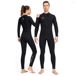 Dames zwemkleding duik zeil 3 mm wetsuits duikpak uit één stuk thermische UV-bescherming surfen voor snorkelen surfen zwemmen