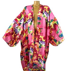 Damesbadmode Europa bikini zoete dame roze boho Cardigan steek Cocktail sexy Boho Maxi Holiday Batwing Sleeve KIMONO mujer 230914