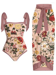 Swimwear pour femmes à la mode rose rose en une seule pièce robe de plage de plage burkini femmes 2024 robes sexy de luxe