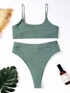 Traje de baño de mujer Fitshinling Sexy traje de baño verano Boho Fitness separado Micro Bikini conjunto mujer ropa playa trajes de baño