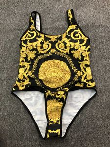 Swimwwear Women Gold Printed Lace Girl MAINTRAIN