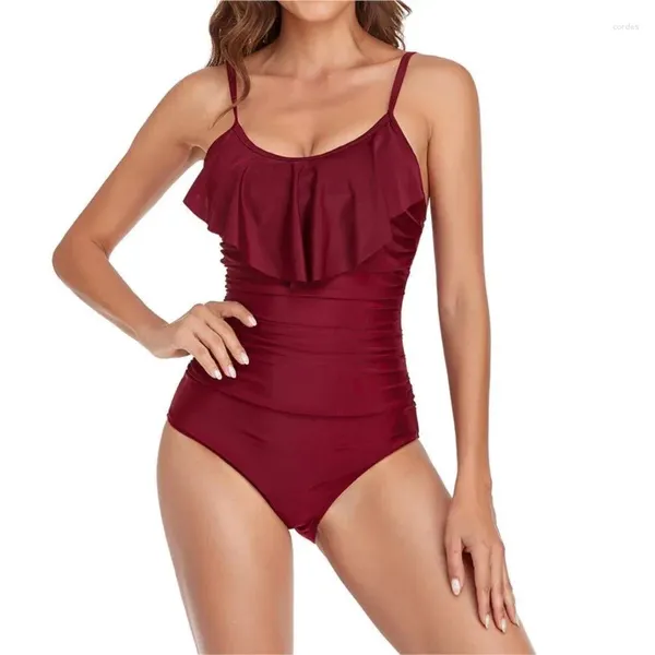 Traje de baño para mujer, traje de baño Sexy de cintura alta, traje de baño de verano para mujer, conjunto de Bikini de talla grande para nadar en la playa para mujer