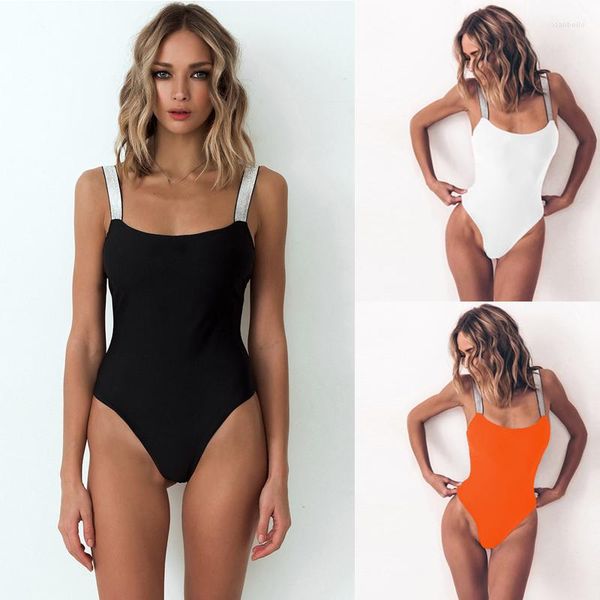 Maillot de bain femme taille haute noir fronde maillot de bain maillot plage porter bikini dames maillot de bain orange ensemble 2023 femmes