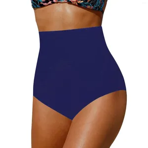 Traje de baño para mujer, traje de baño de talle alto, parte inferior de bikini, pantalones cortos de natación Tankini, traje húmedo para mujer