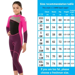 Swimwear féminin Hérite-néoprène Couleur en une seule pièce assortie de la plongée surf sur la plage de crème solaire