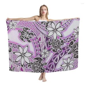 Traje de baño Hycool para mujer, bufanda de seda con estampado bohemio de playa para mujer, diadema de gasa de gran tamaño, bufandas, chal protector solar para cubrir