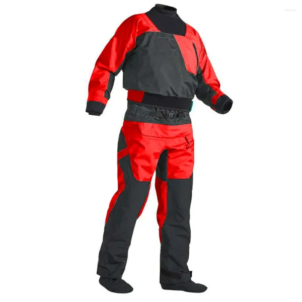 Traje de baño para mujer Kayak Drysuit para hombres Juntas de látex con neopreno Push Flatwater Ocean River Sailing Stand-Up Paddle Boarding