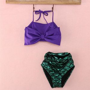 Traje de baño para mujer, traje de baño para niños y niñas, Bikini para nadar, traje de baño, conjunto de traje de baño para bebé, ropa de playa dividida de dos piezas