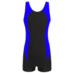 Dames badmode kinderen uit één stuk sport swimsuit upf 50 uitslag mouwloze sleutelgat rug back boyleg print atletisch zwembad strand bating surfen pak