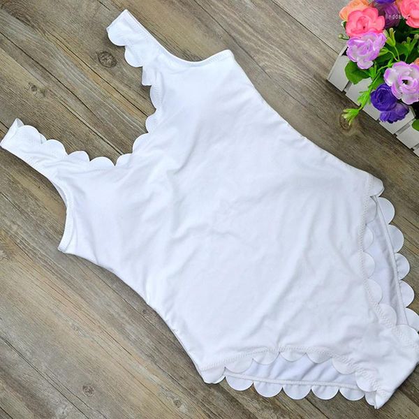 Traje de baño para mujer Traje de baño de una pieza con cordones Mujeres Monokini blanco Body Bañistas Ropa de baño para la playa Trajes de baño Maillot De Bain