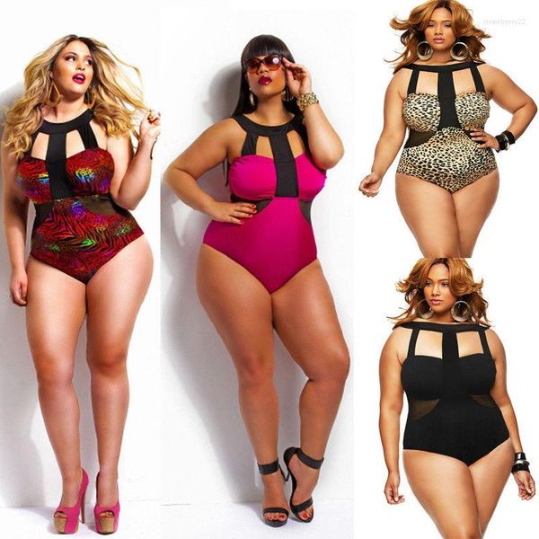 Maillots de bain femme Lady femmes Sexy push-up rembourré soutien-gorge Bikini Monokini maillot de bain grande taille une pièce L XL XXL XXXL