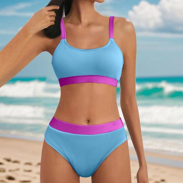 Swwear Women's Long Torse Swimsuits Plus taille Femme Sexy Beach Bikini MAINTURE DE MAISON DE LA PLACE SEX