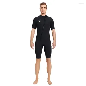 Swimwear féminin Men 3 mm Néoprène WetSuit à manches courtes à manches courtes à manches chaudes surf à la plongée profonde sport d'eau épaissie