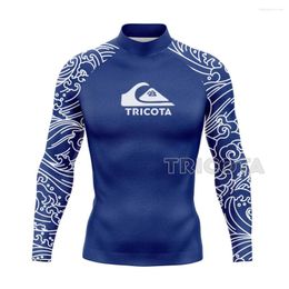 Maillots de bain pour femmes Hommes Surf Rashguard Chemises à manches longues Serré Protection UV Sports nautiques Natation Floatsuit Plongée Tops T-shirt de boxe