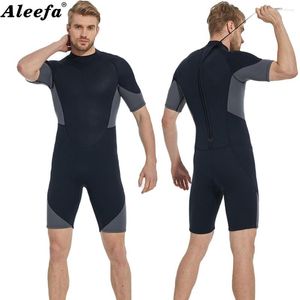 Maillots de bain femme hommes thermique 2mm/3mm combinaisons de plongée Shorty combinaison néoprène pour apnée natation Rafting Surf grande taille