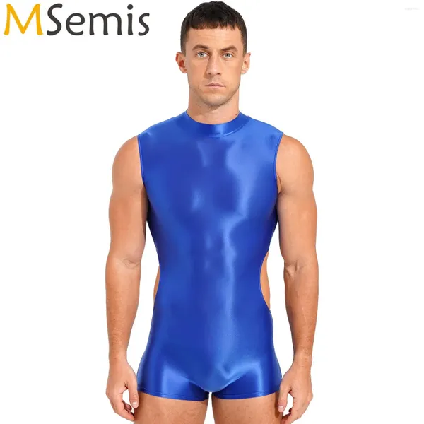 Swimons de maillots pour femmes MAISON SOINS DE MAISON STÉCHÉS SANSE SEPLES SANS MOCK MOCK COUP SIDE COUPE ARRIÈRE BOSTUST SHORS SUIT COURT