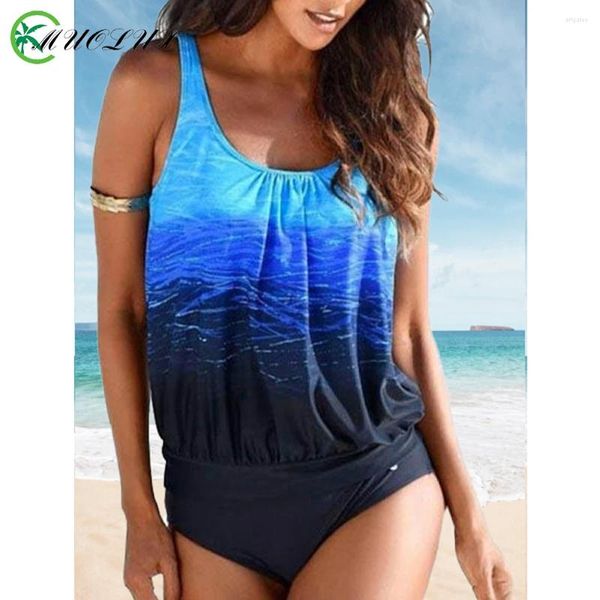 Swimwear féminin Muolux Grand maillot de bain 2024 Summer Plus Femme Femme Tankini Beach Wear Us