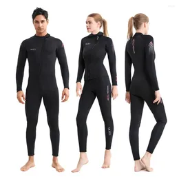 Traje de neopreno de trajes de neopreno para mujeres Trajes de surf de 5 mm Traje de buceo de manga larga Kitesurf Swimsuit Guards Roupa de Mergulho