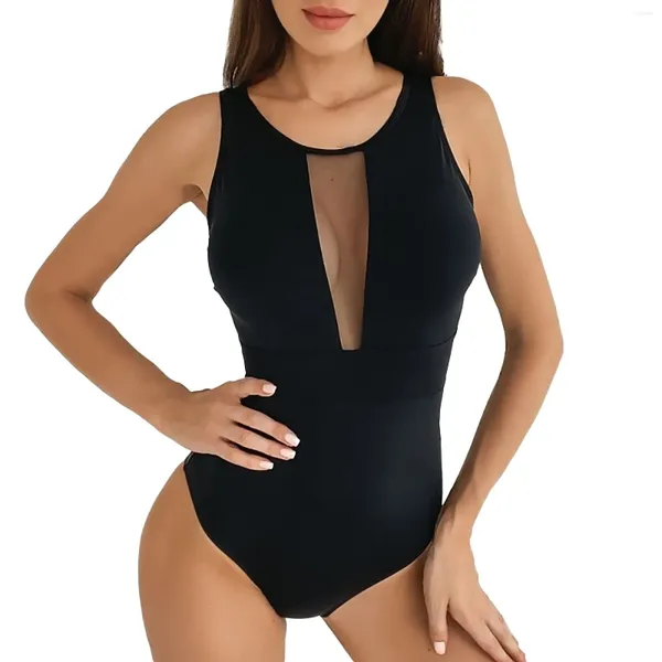 Bikini de mode de maillot de bain pour femmes Couleur solide de la mode sexy avec un soutien-gorge sans support en acier à la mode et simple